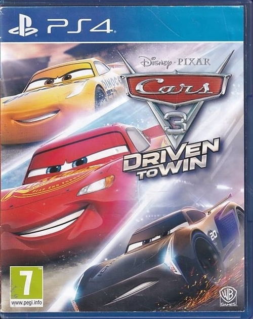 Disney Pixar Cars 3 Driven to Win - PS4 (A Grade) (Genbrug)